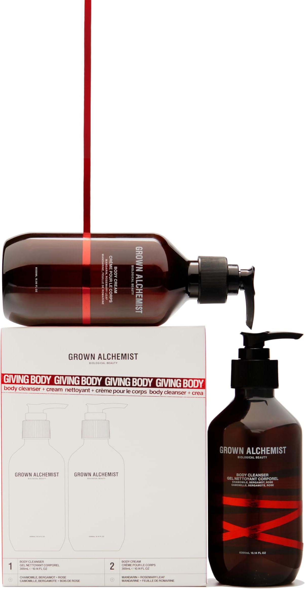 Grown AlchemistLimited Edition Gift Set & Value Pack - Body Cleanser & Cream 300ml
