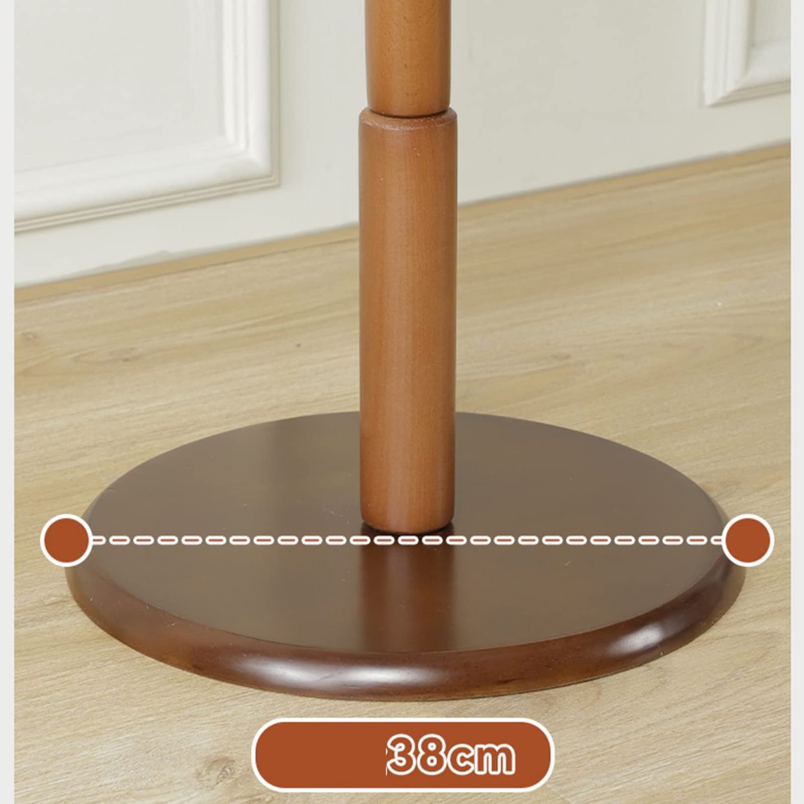 SAeWare Appendiabiti indipendente, appendiabiti da pavimento per camera da letto, solido da appendere, soddisfa le esigenze quotidiane di stoccaggio dei vestiti invernali che non cadono, giallo