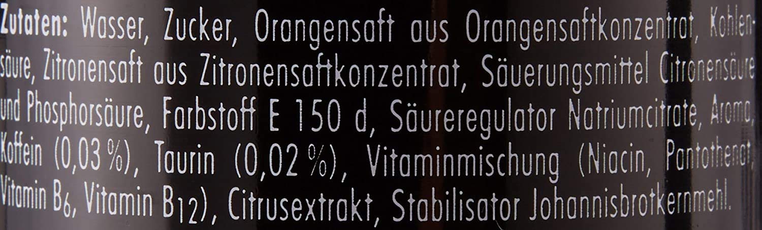 24 Dosen Spezi e:nergy Energy + Cola Orange a 0,33l inc. 3.00€ EINWEG Pfand