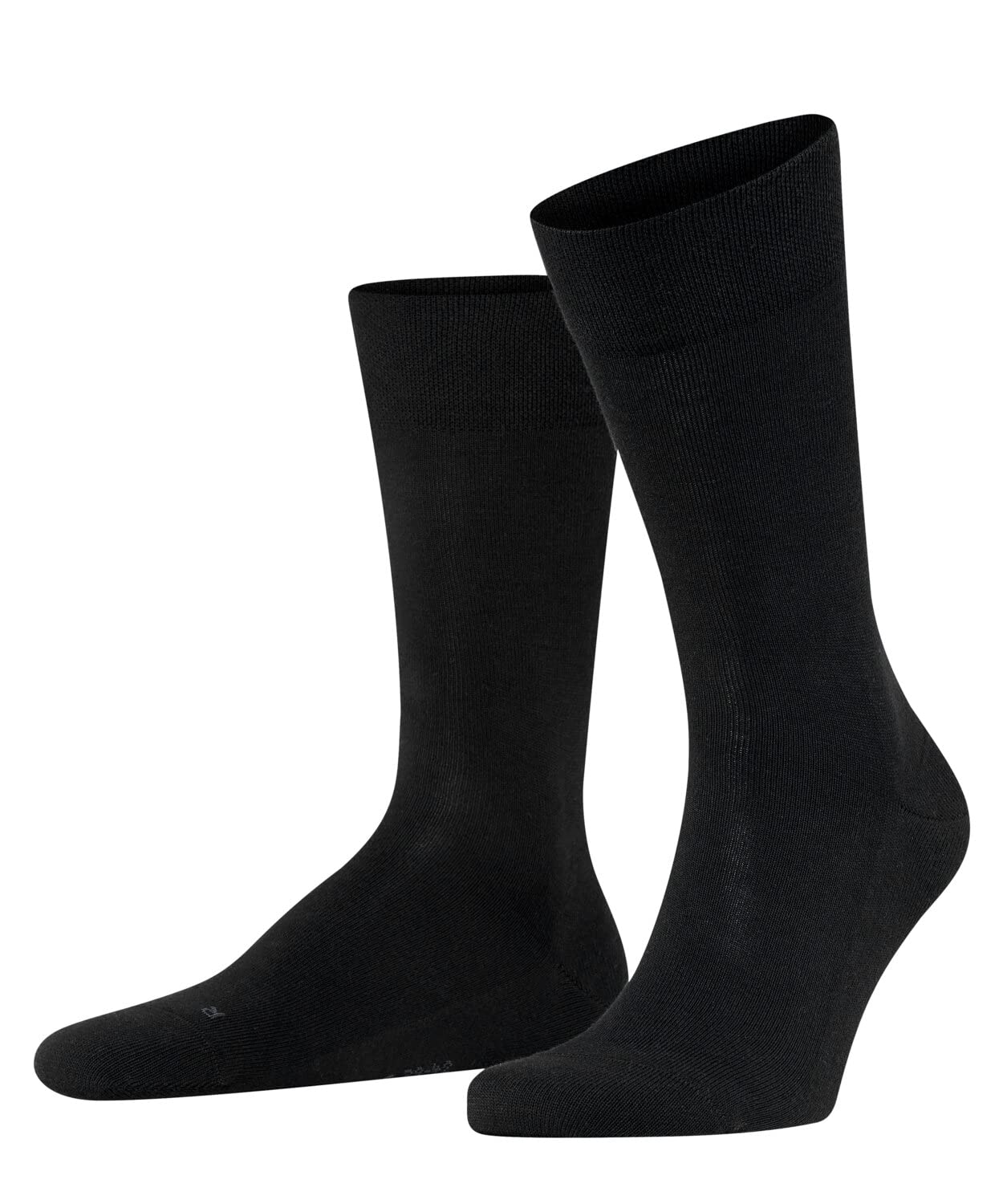 Falke Men's Black 3000 Sensitive London M So Cotton With Soft Tops 1 Pair Socks, 11.5-14