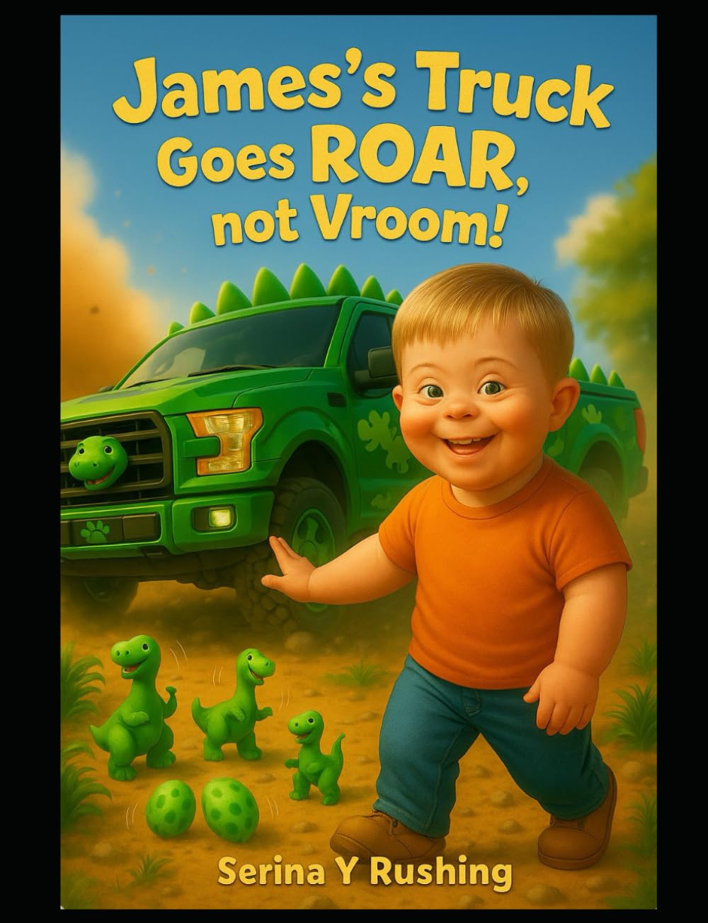 JAMES’S TRUCK GOES ROAR…. NOT VROOM!!!!