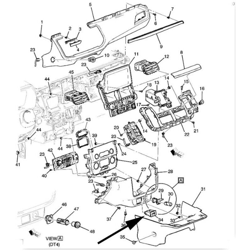 New Car Universal USB and USB-C Ports Receptacle Black Fit for 2019-2022 Cadillac Escalade XT4 for Chevy Silverado Suburban Tahoe Fit for GMC Sierra Yukon 13529873 13540938 13512381 13558185 13536384