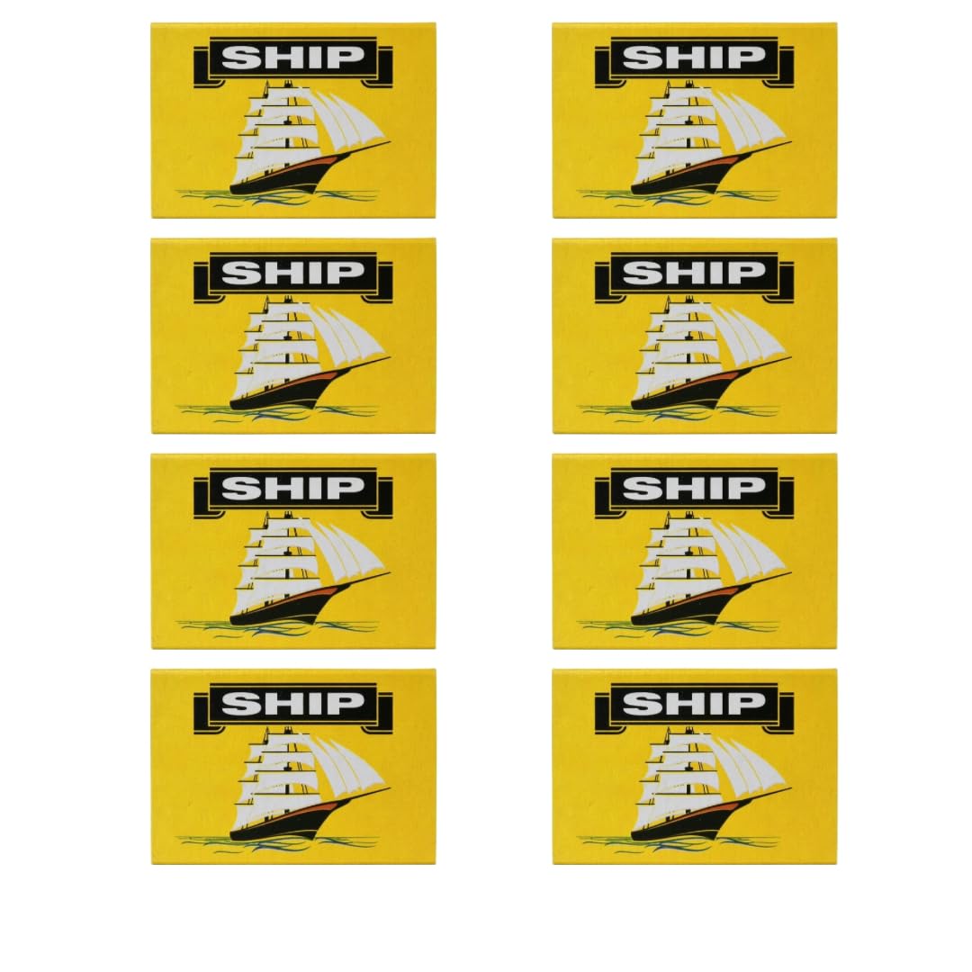 Ship Safety Matches (Pack of 8) Multipack Approx 256 Small Matchsticks for Cooking Candles BBQ Camping Bulk
