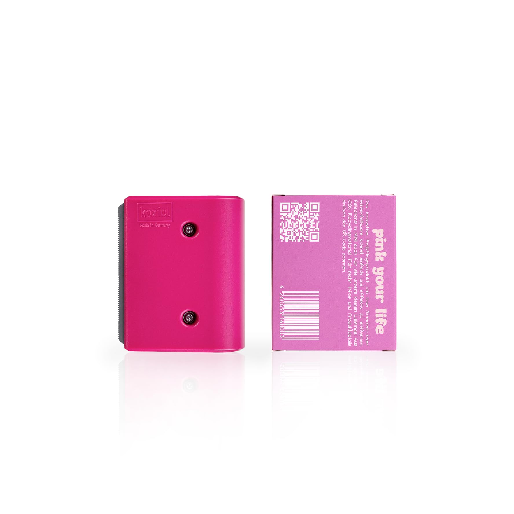 fellschön® mini Fellwechselhelfer Lieblingspink 100% Recyclingmaterial