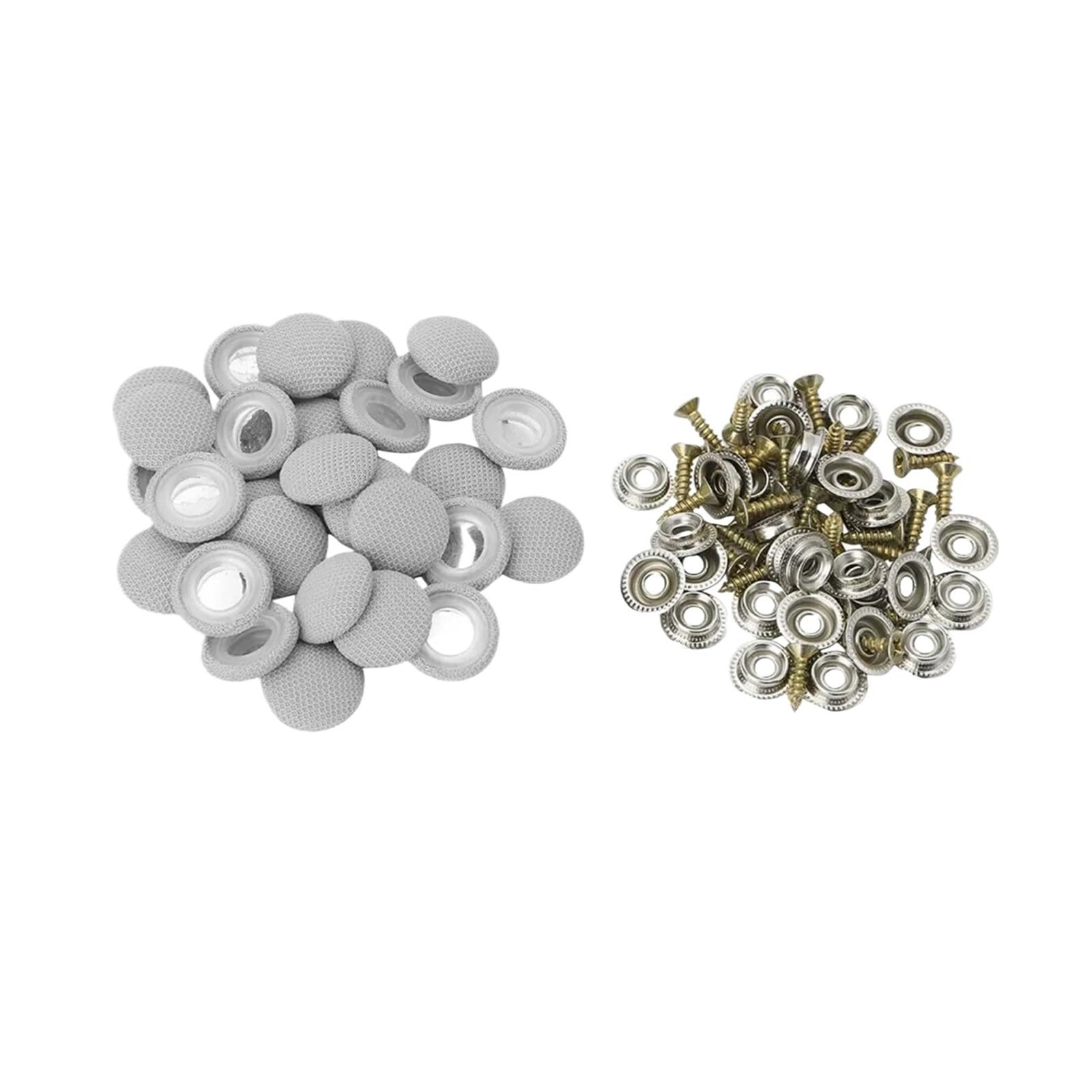 KXFVYNE 30pcs Car Repair Rivets Headliner Roof Buckle Lock Fixing Clip Rivet(Gold)