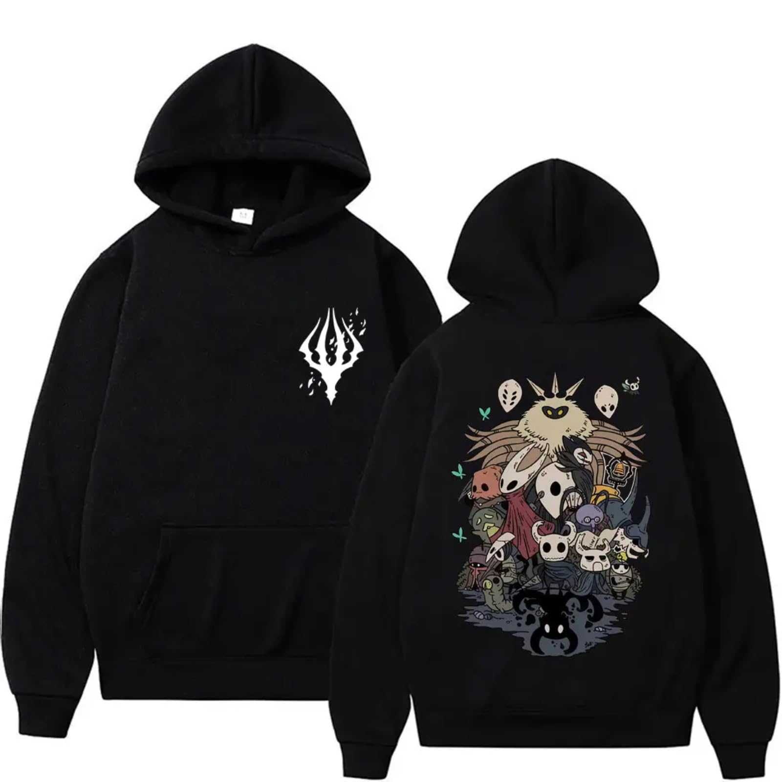 Knight Hooded Sweatshirt Men's Casual Hoodie Long Sleeve with Pocket Streetwear