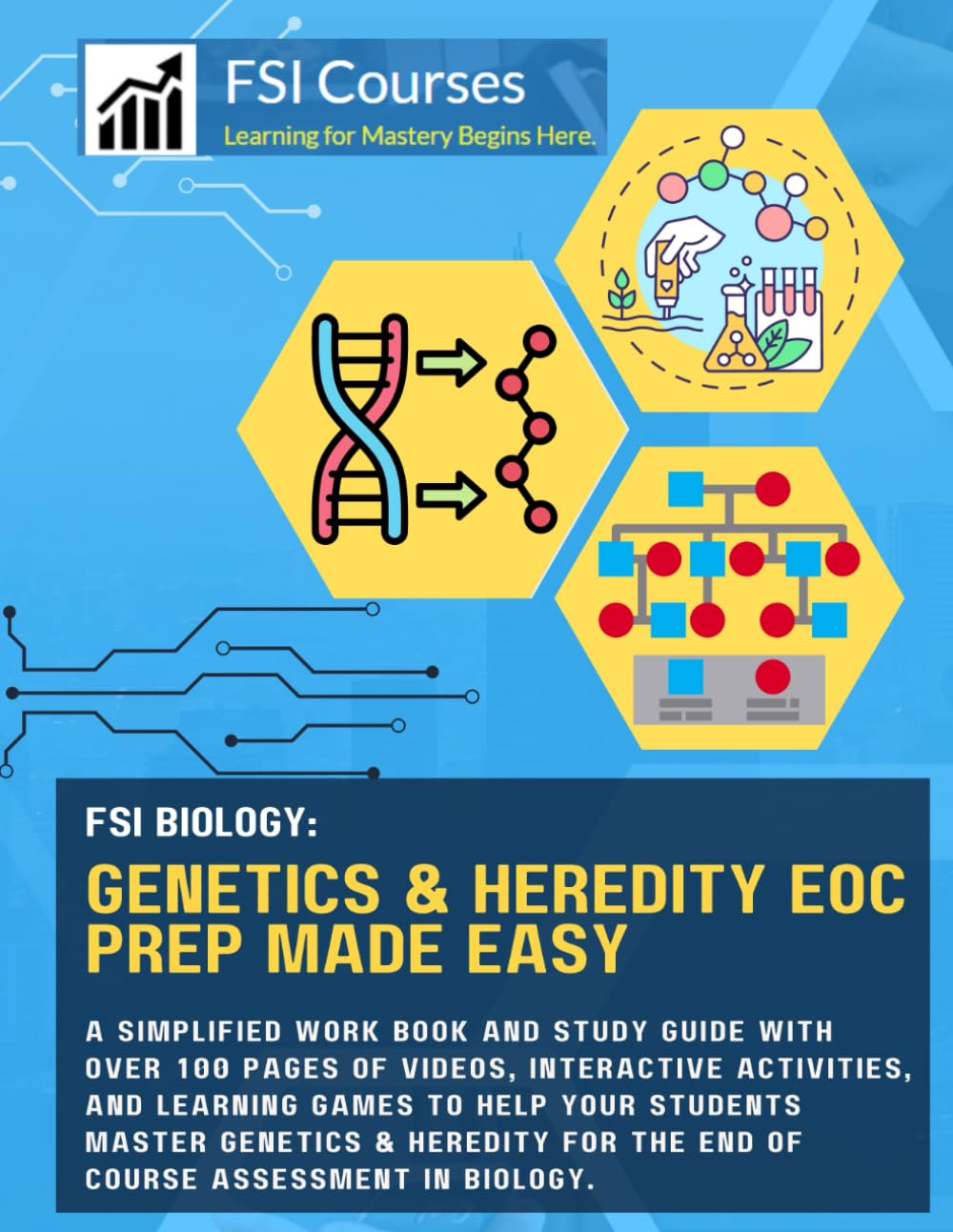 FSI Biology: Genetics & Heredity EOC Prep Made Easy (FSI EOG/EOC Science Prep Made Easy Workbooks)