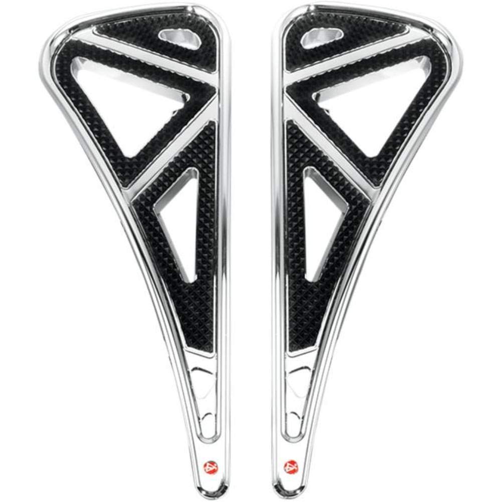 Battistinis Custom Cycles Wireframe Chrome Passenger Floorboards