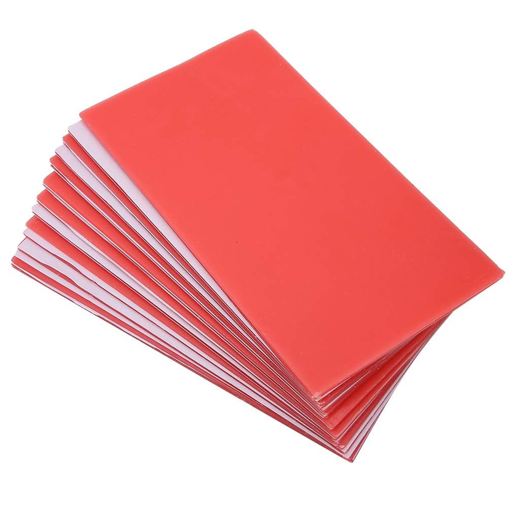 Cera per Gioielli, Foglio di Cera per Modellismo a Fette Rosse Incisione per Intaglio Cera per Intaglio Penna per Cera Stampo per Colata Strumento per Ceretta per Incisione Gioielli Anelli Artigianali