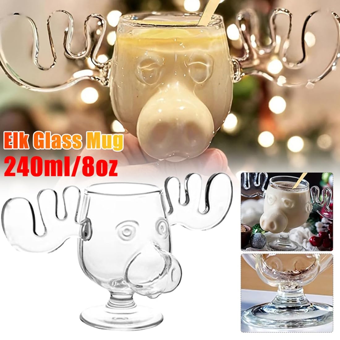Verre Design Hivernal élégant 240ml