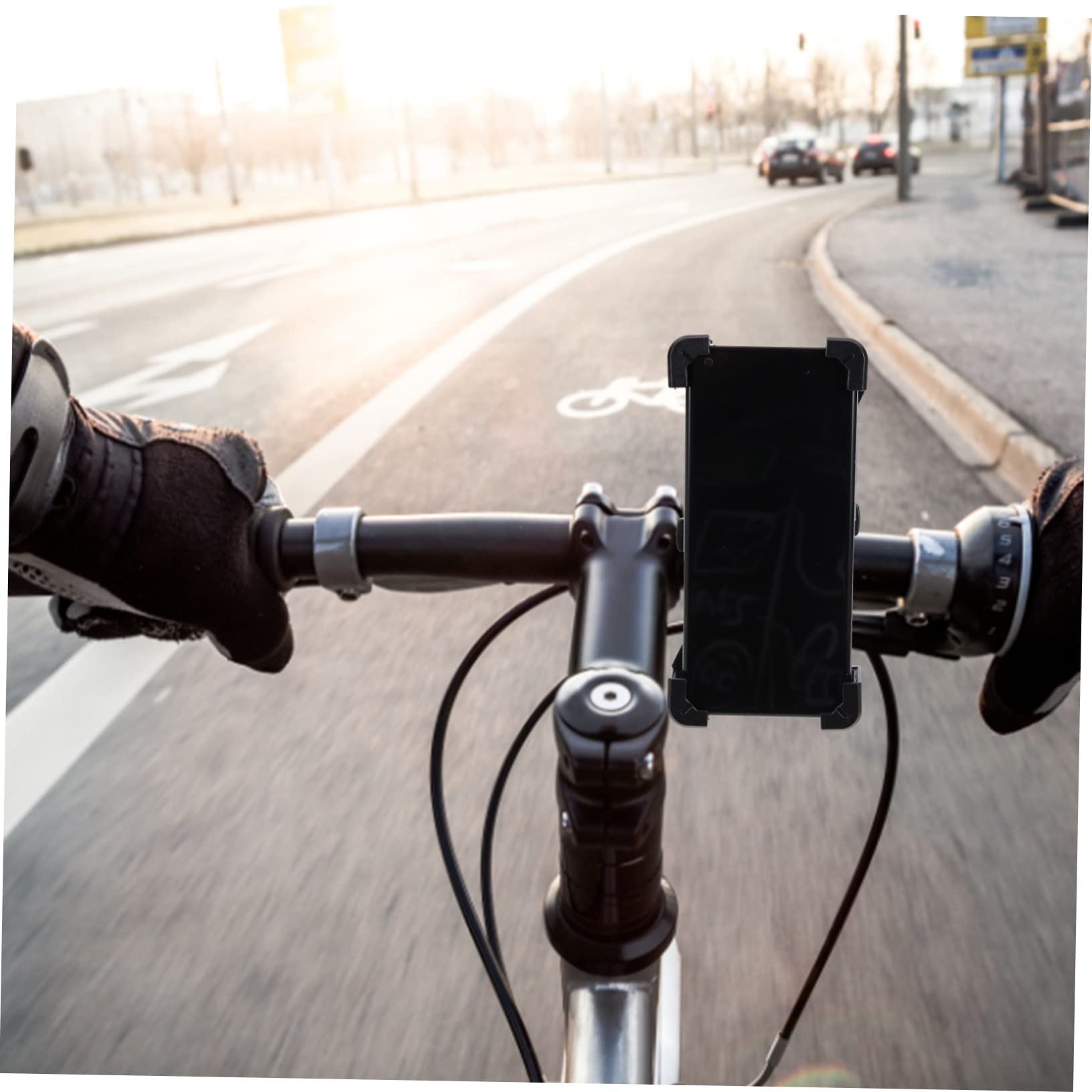 Hemobllo 4piezas Soporte De Teléfono para Bicicleta Rotatable Fijación Segura y Diseño Práctico Compatible Móviles para Ciclismo y Motociclismo