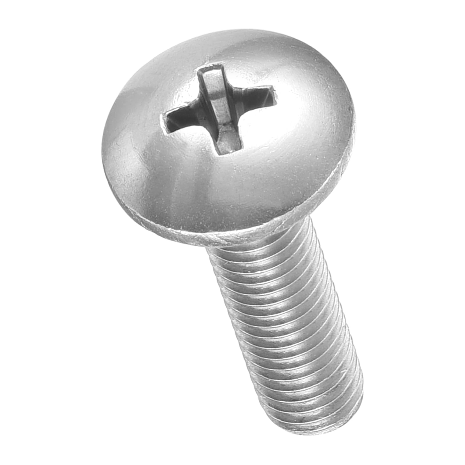 METALLIXITY Machine Screws Phillips Head(#10-32x3/4") 100Pcs, 304 Stainless Steel Round Head Phillips Drive Furniture Bolts