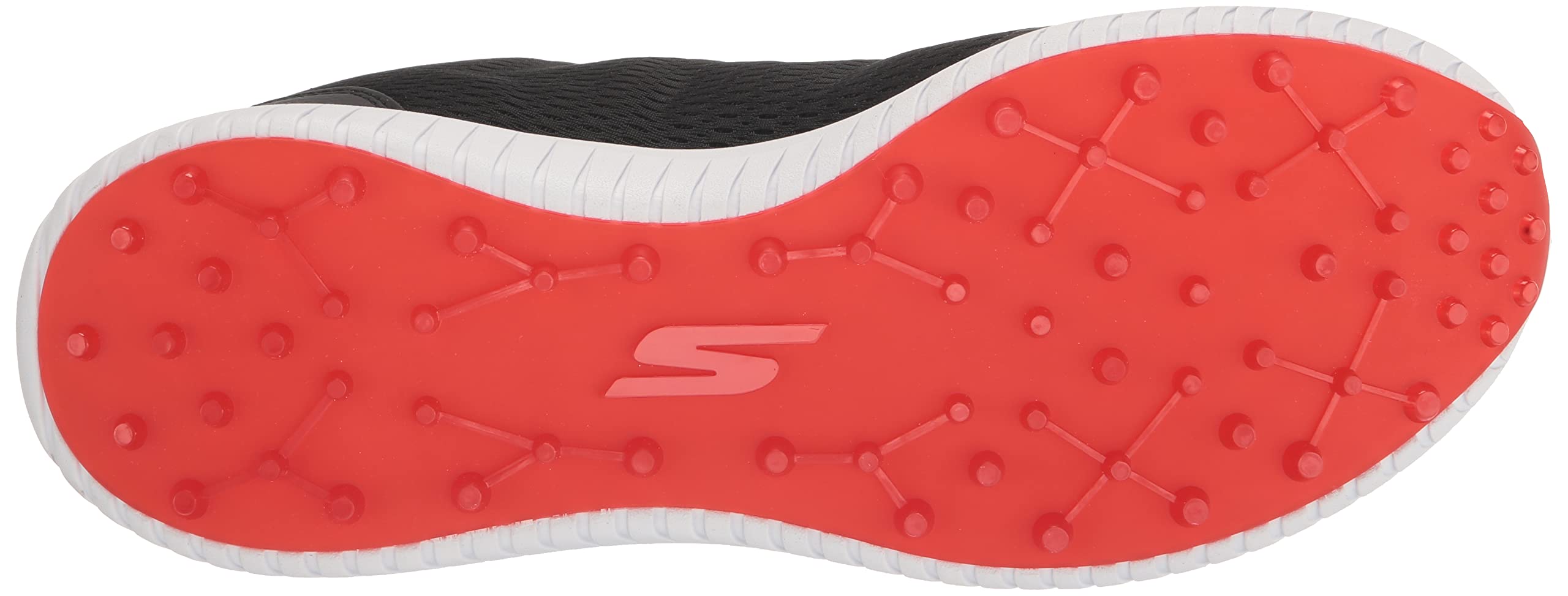Skechers Herren Max Fairway 3 Arch Fit Spikeless Golfschuh Sneaker, Schwarz/Rot, 41.5 EU – Ansicht 4