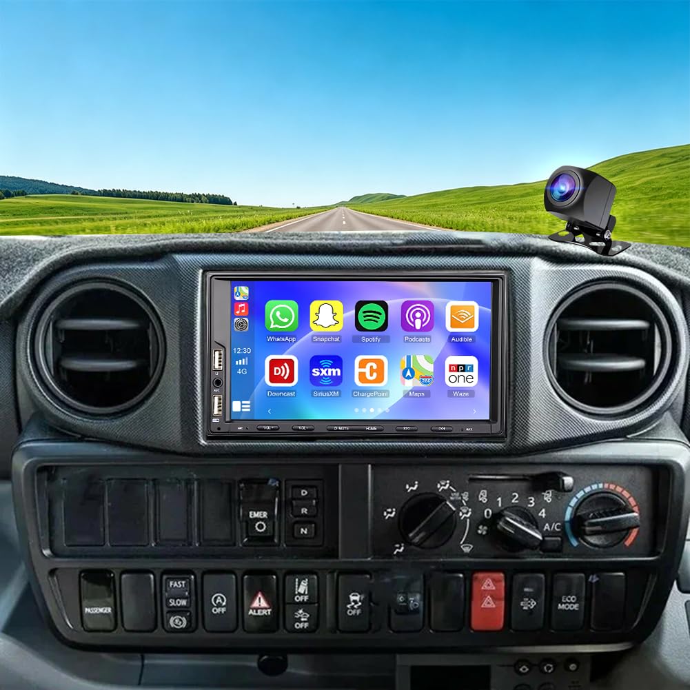 2+32G Autoradio avec sans Fil CarPlay pour Truck Hino 300 616 617 2006-2014