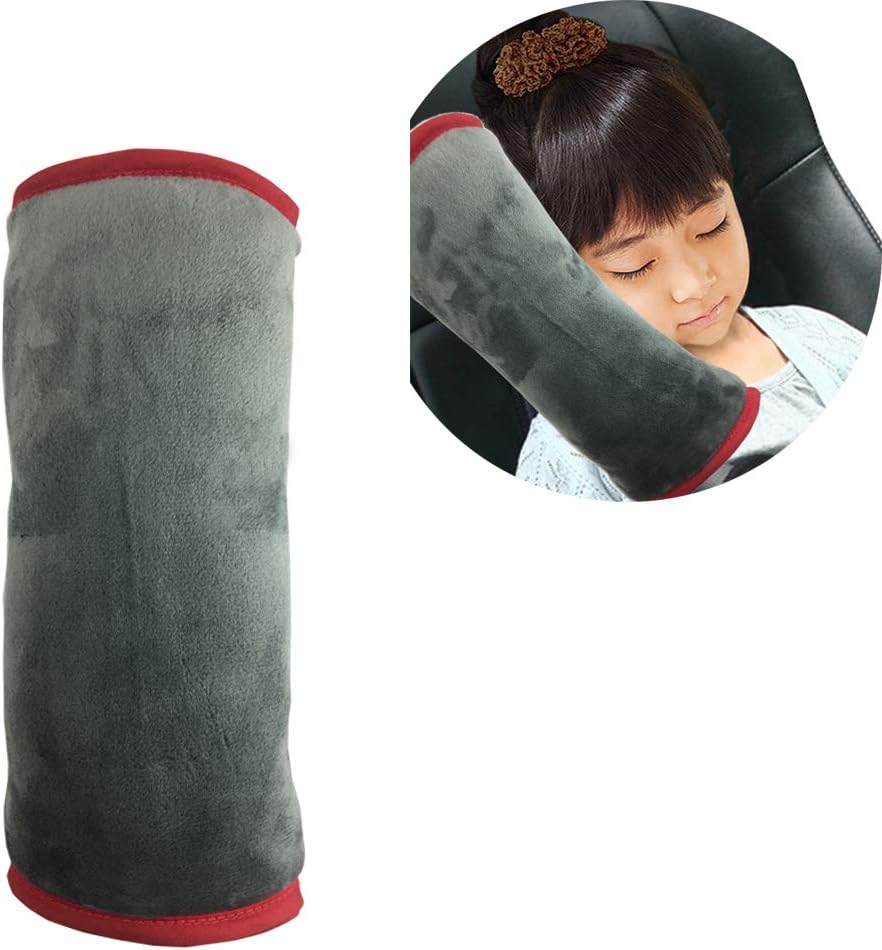 WOMUMON Car Seat Belt Pillow for Kids, Super-Soft Headrest Neck Support Strap Cover Cushion, Thicker and Softer