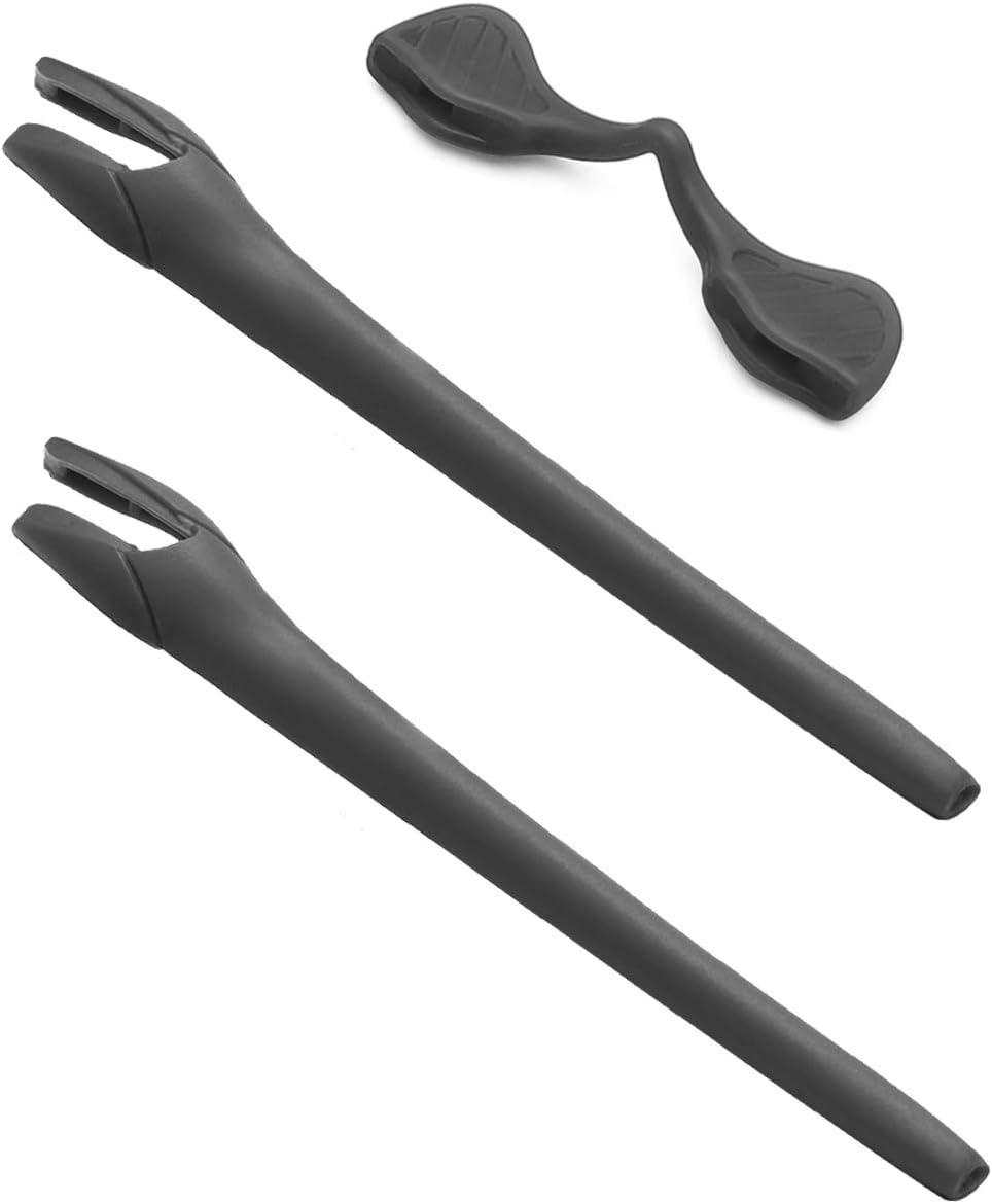 OOWLIT Temple Sleeve/Nose Pad Kit Compatible with Oakley Radar EV Path/Radar EV Path Asin Fit/Radar EV Pitch - Grey