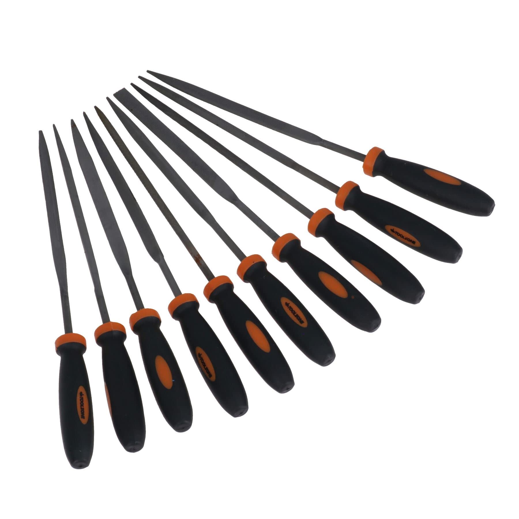 Ab Tools 10Pc Precision Needle File Set Craft Jewellery Model Metalwork Length 150Mm