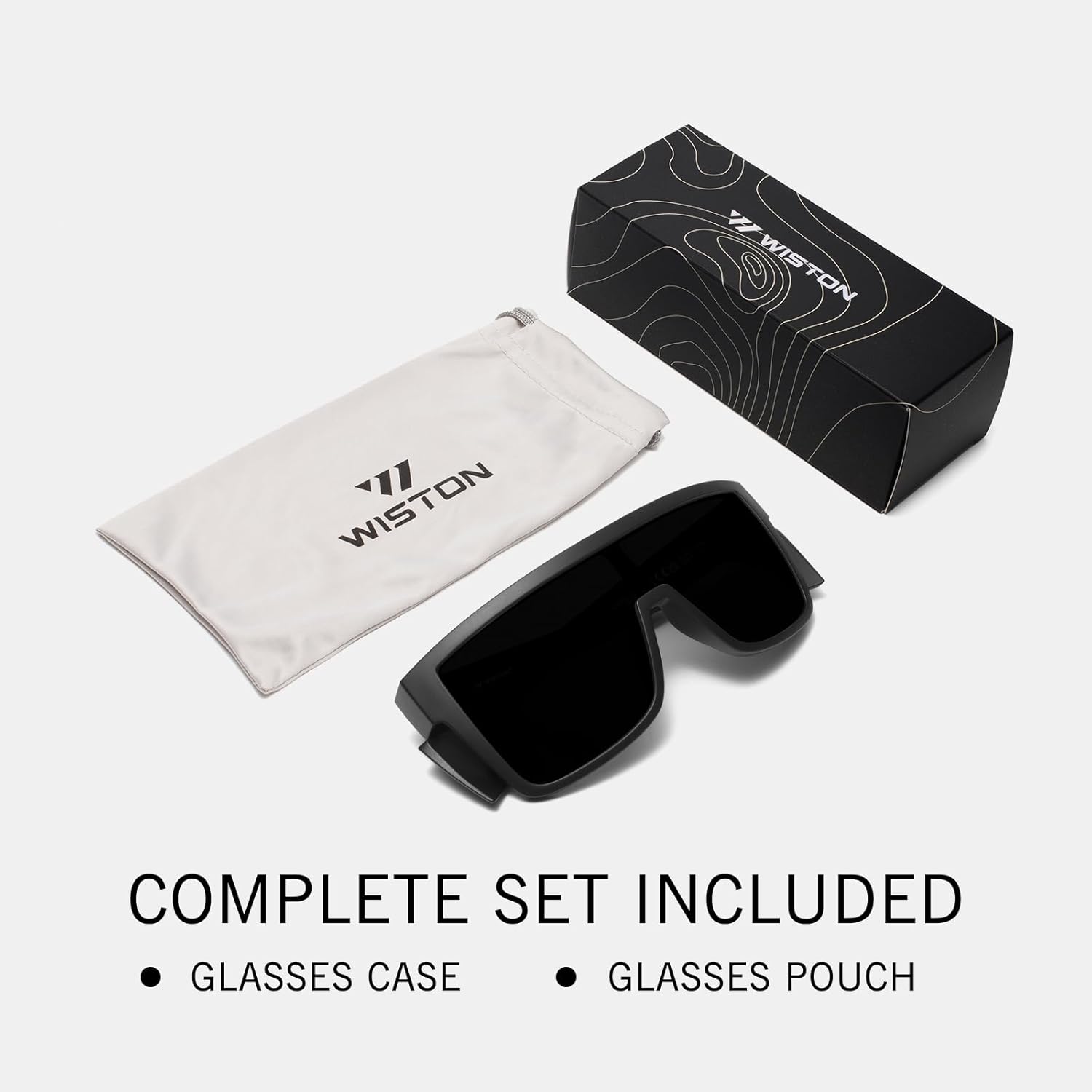 WISTON XL Z87 Sunglasses for Big Wide Heads Men Women,TR90 Ultralight Side Shields UV400 Protective Sun Glasses W8703 - Image 7