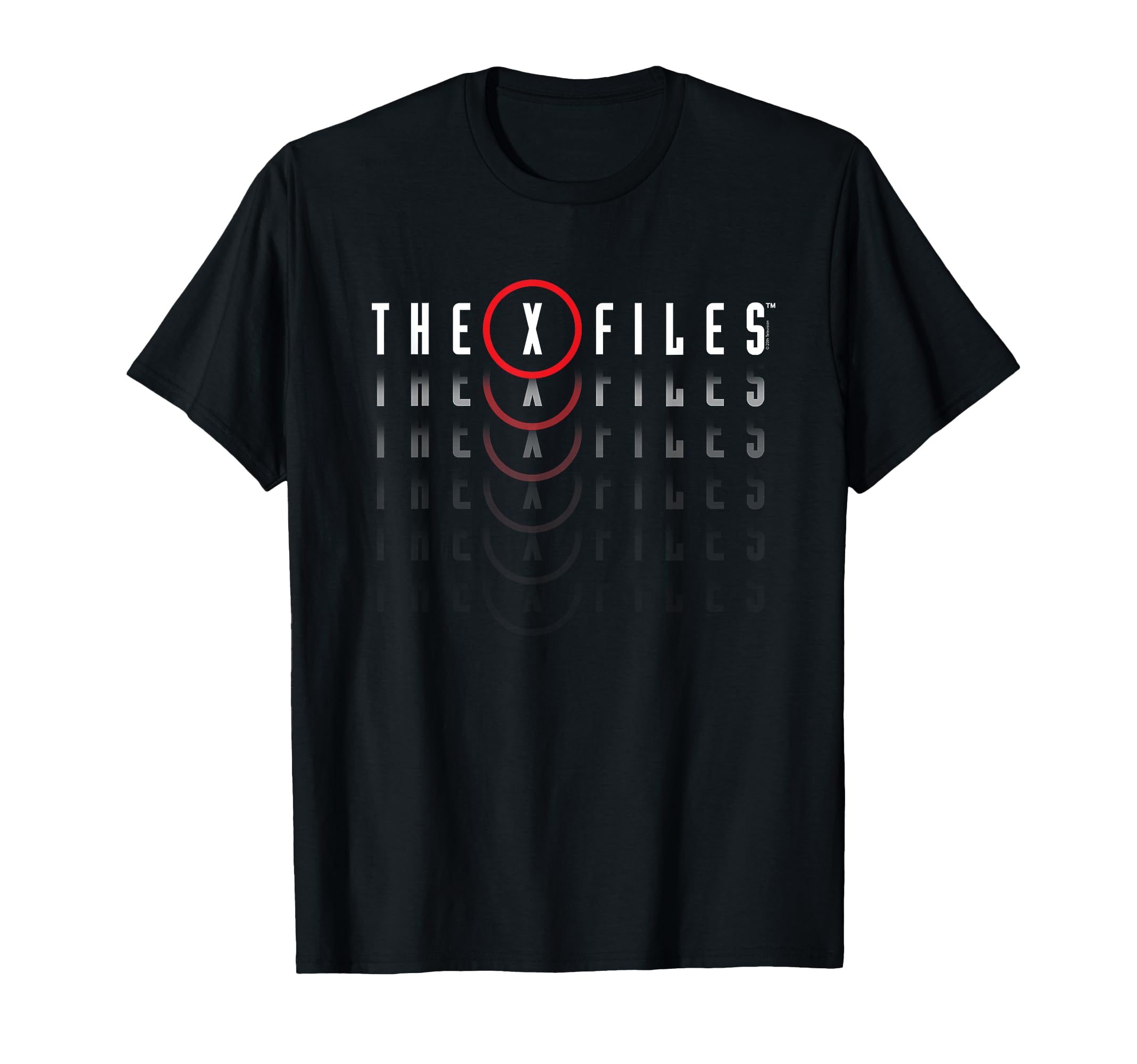 Amazon.com: X-Files Repeating Logo T-Shirt : Clothing, Shoes & Jewelry 