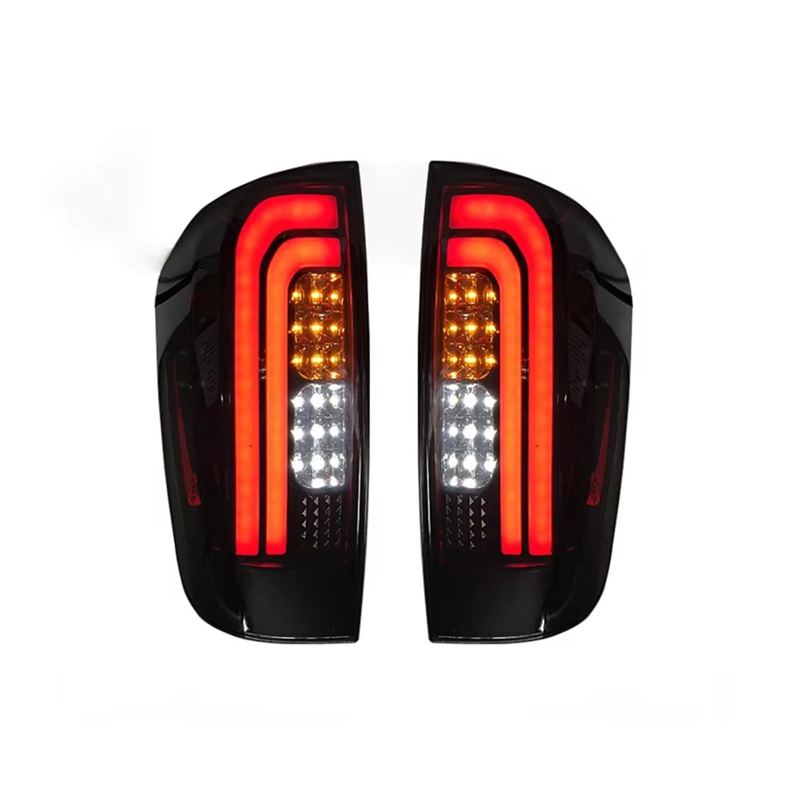Luz Trasera Par de Luces traseras LED Izquierda y Derecha para Nissan para Navara Np300 2015 2016 2017 2018-2021 Luz Trasera de Freno Lámpara de automóvil Pilotos Traseros