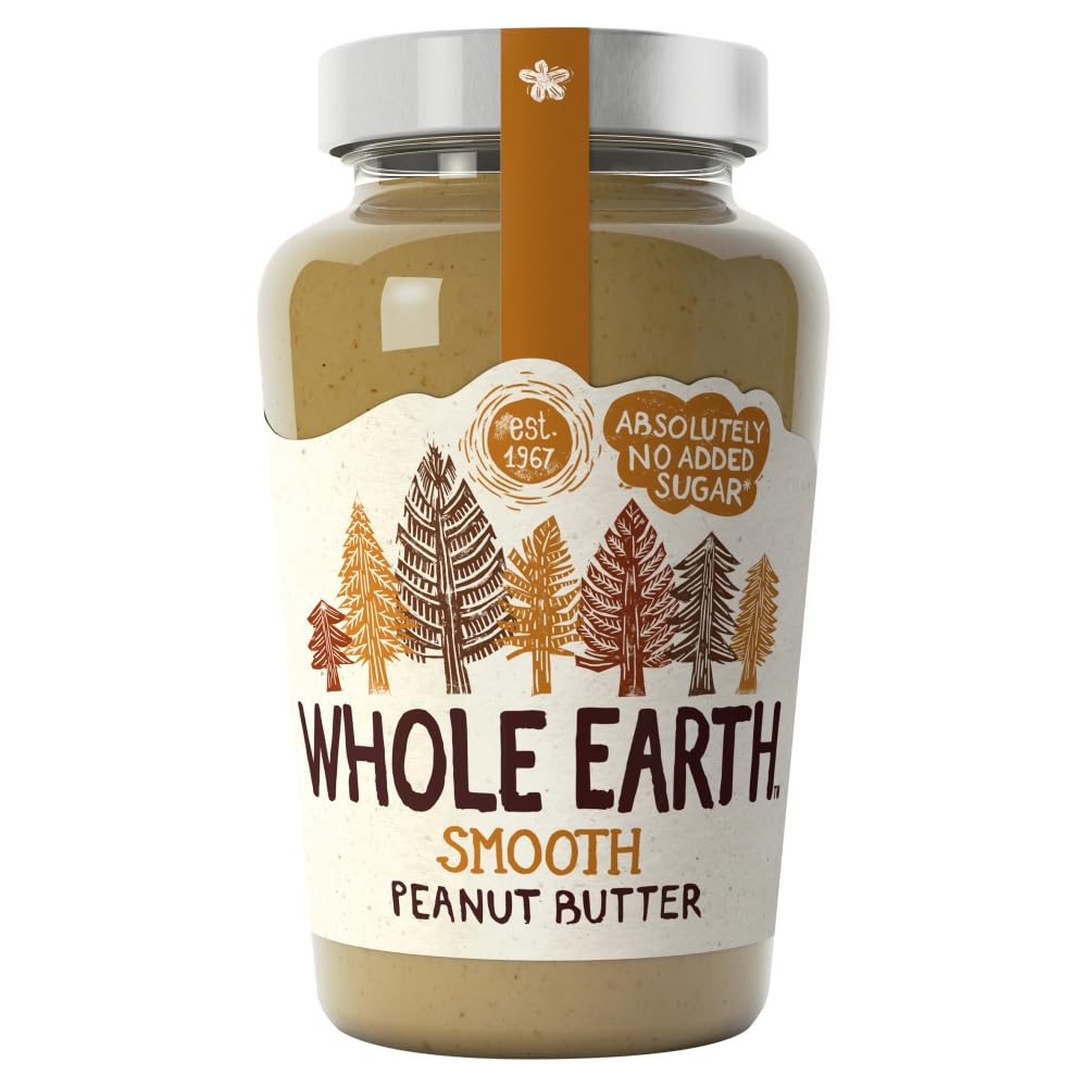 Whole EarthSmooth Peanut Butter 454 g (order 6 for trade outer)