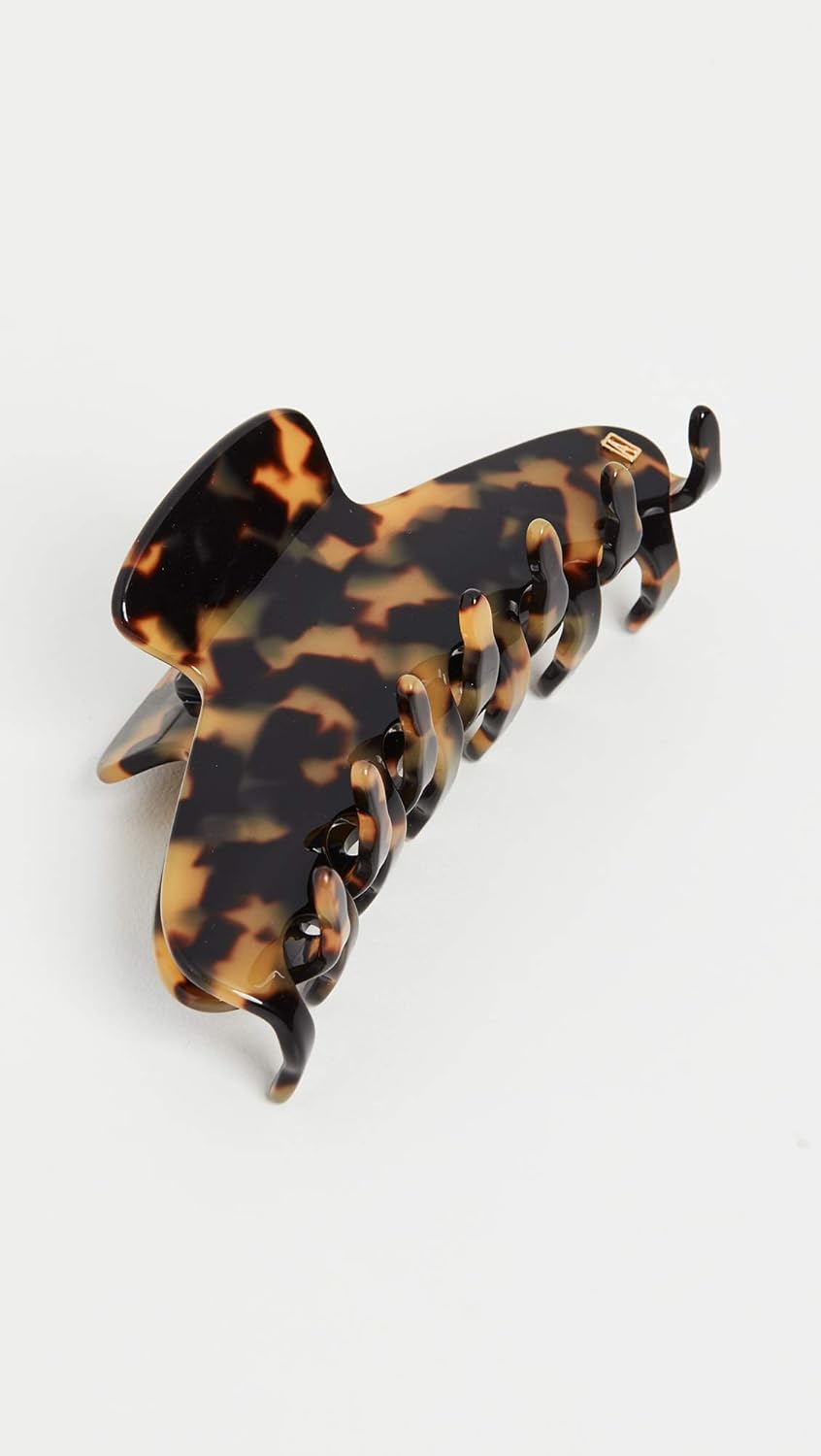 Alexandre de Paris Women's Large Jaw Clip, Tokyo Tortoise, Brown, Print, One Size - Image 4