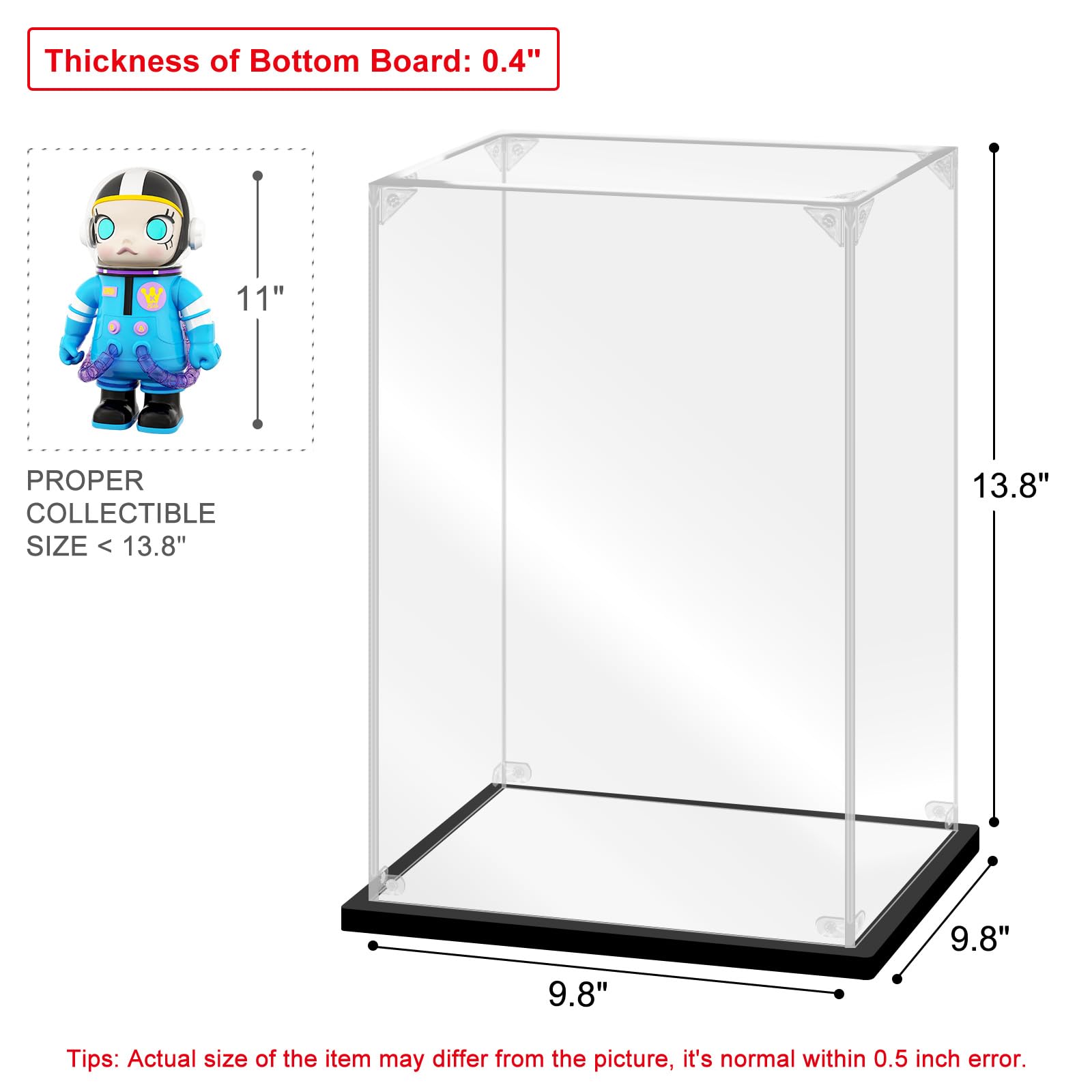 Amazon.co.jp: Instnovny コレクション用アクリルディスプレイケース