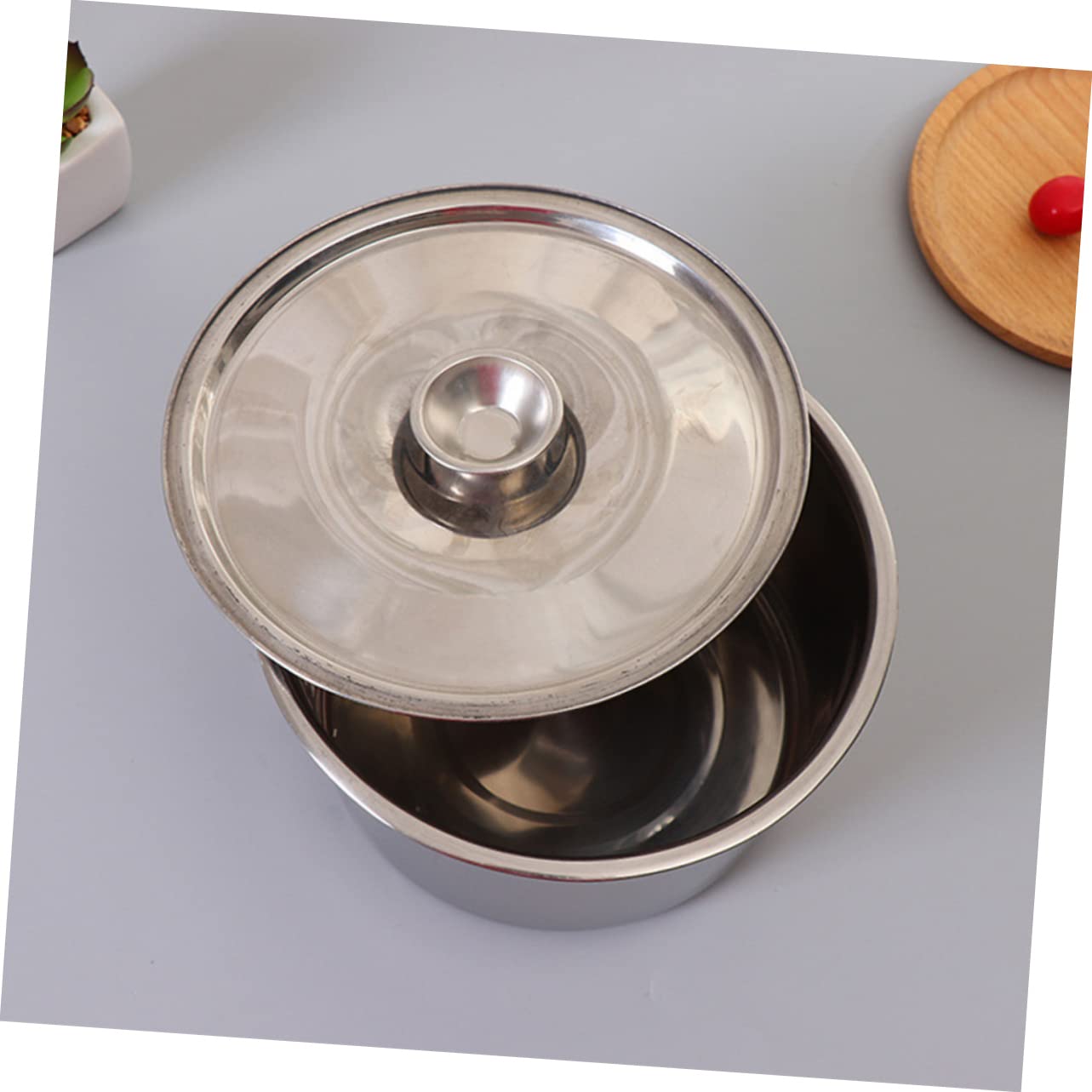 BESTonZON Bol Acier Inoxydable Pour Cuisine Bassin Assaisonnement Organisateur De Stockage Alimentaire