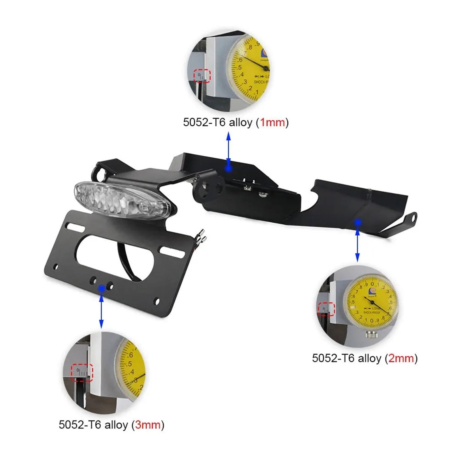 Tablica rejestracyjna motocykla Pasuje do BMW F900R F900XR F900 R/XR 2020-2024 Uchwyt na tablicę rejestracyjną motocykla Tylny ogon Tidy Fender Eliminator Kit