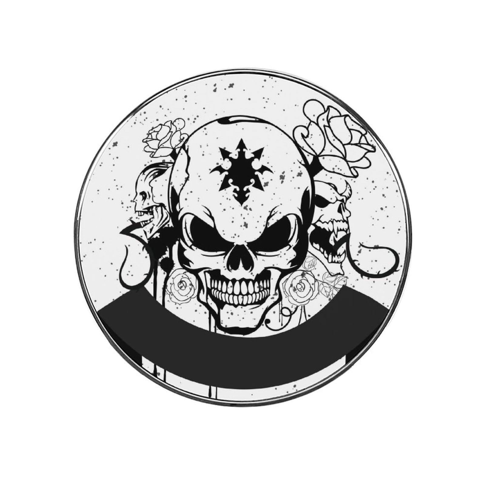 Skull Alloy Fridge Magnet For Office Cabinet Refrigerator Whiteboard Photo