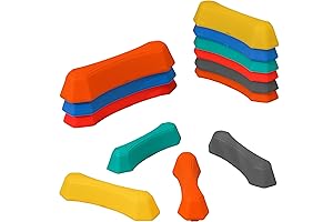 FOLDABLE BALANCE BEAM FOR KIDS, 12PCS SENSORY STEPPING STONES