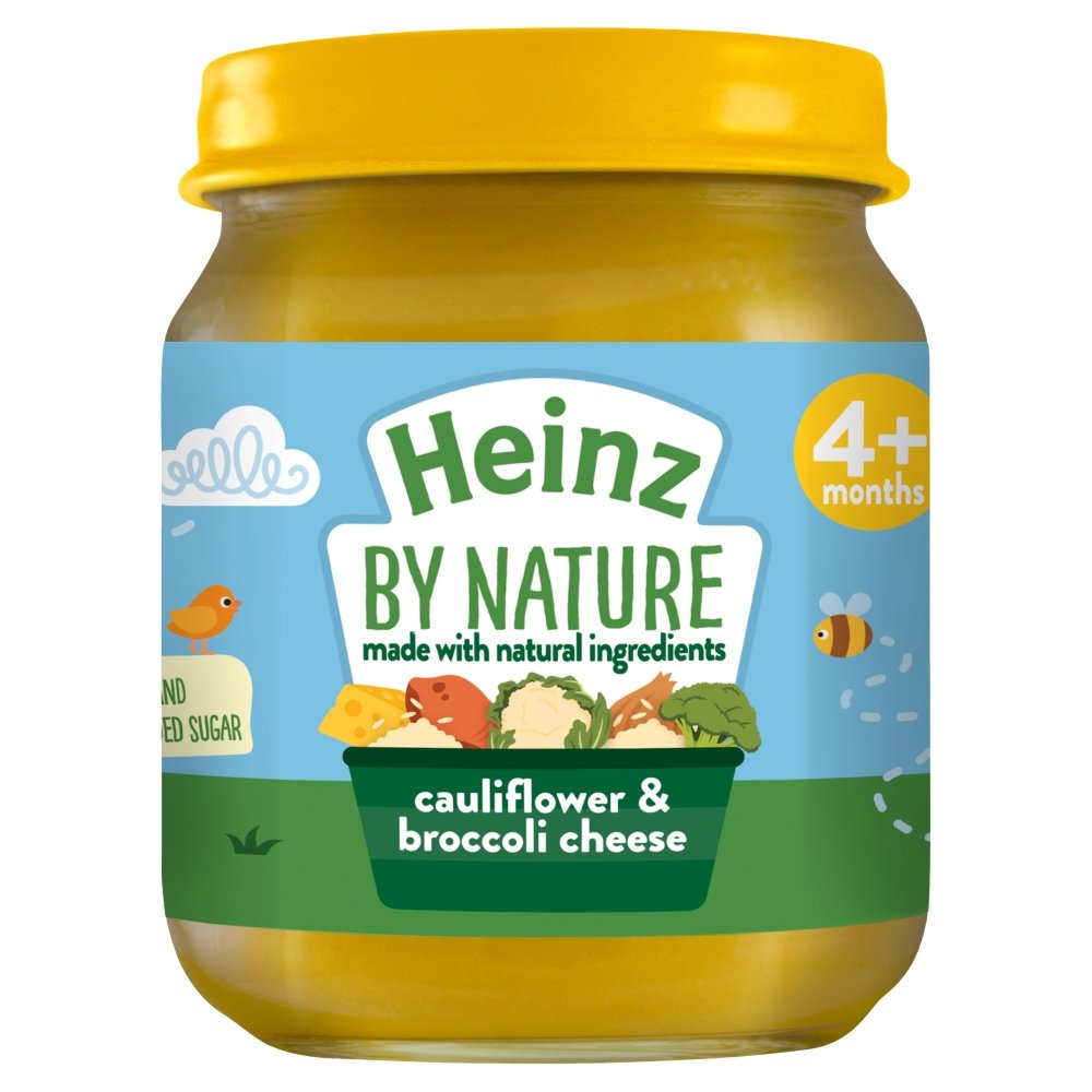 Heinz Baby Food Cauliflower & Broccoli Cheese Jar 120g