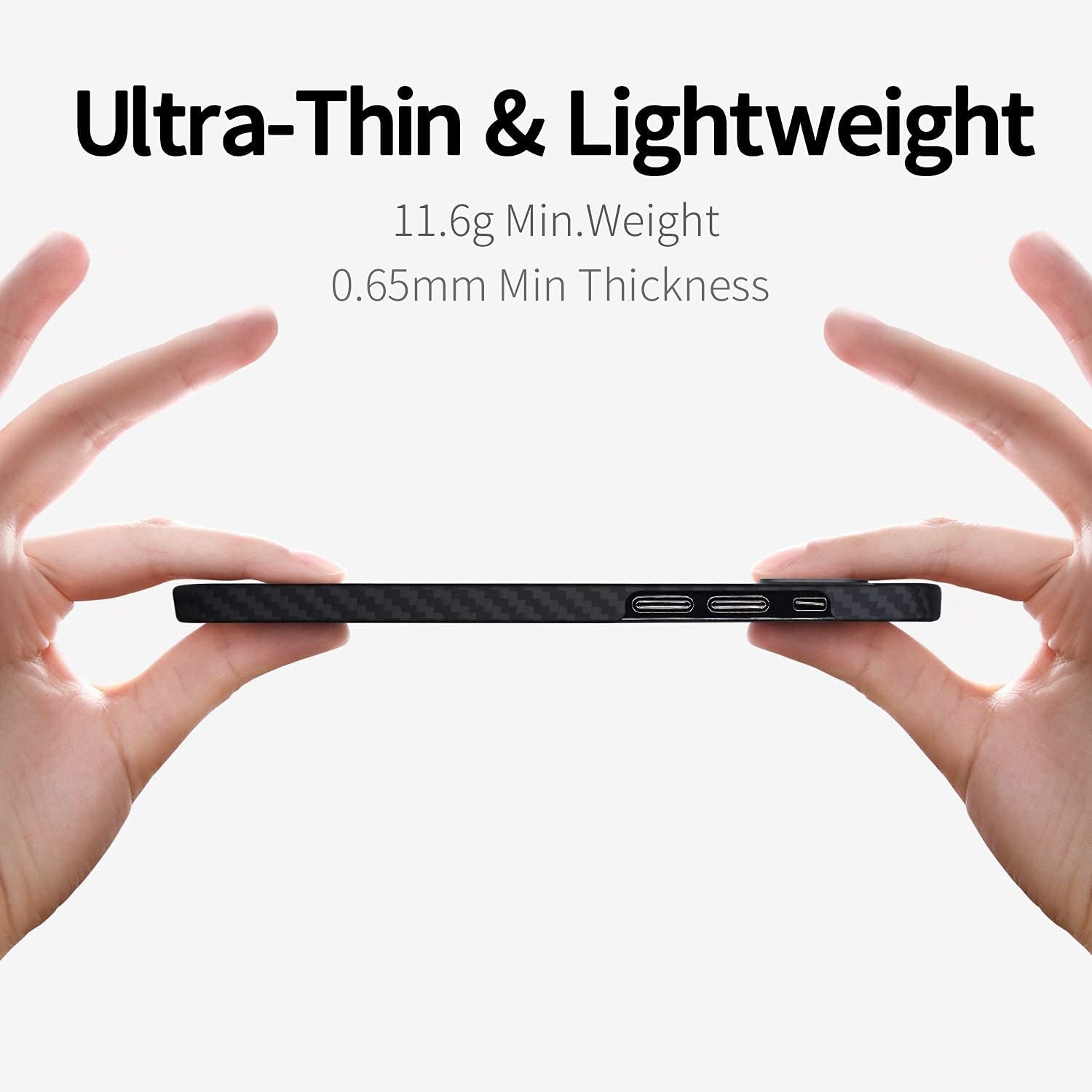 70% оƒƒ Evеrуthіng AIMOSIO Slim Case Compatible with iPhone 12 pro max,2020 6.7 3D-Grip 100% Aramid Fiber Minimalist Phone Case,[Real Body Armor Material] Non Slip Strongest Durable Snugly Fit Ultra-Thin Snap-on Case