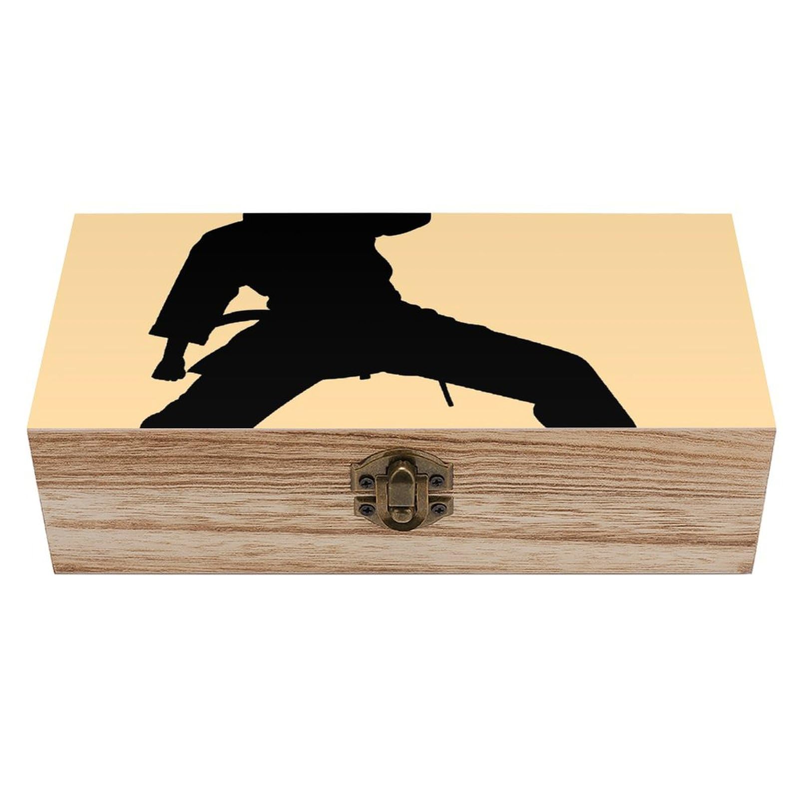 Boîte en bois karaté parfaite pour les souvenirs et cadeaux d'arts martiaux