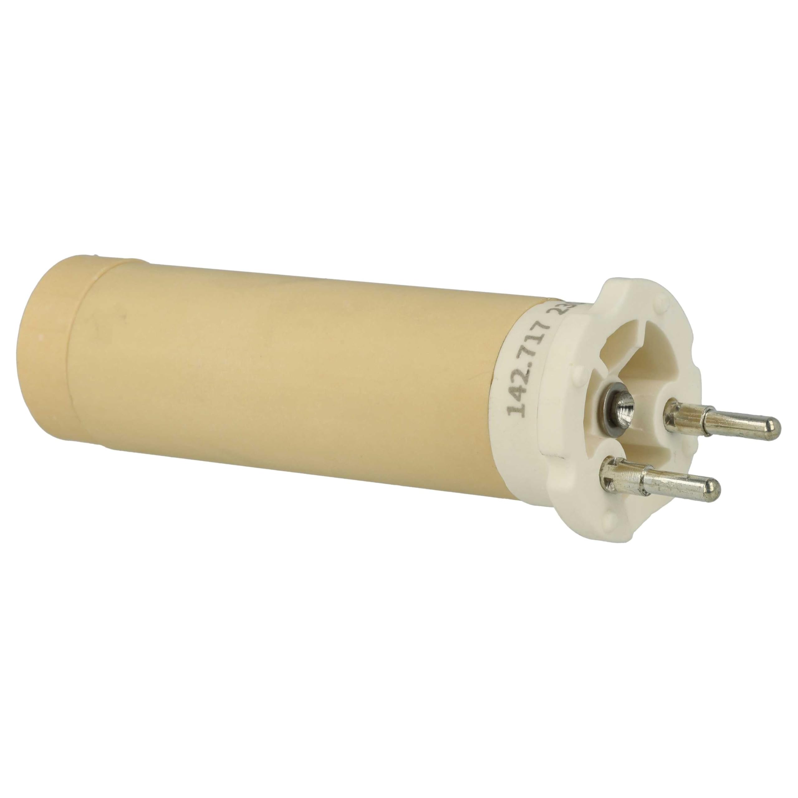 vhbw 3x Elemento calefactor reemplaza Leister 142.717 para pistola de soldadura - 1550 W, Cerámica, 2,6 x 9,1 cm