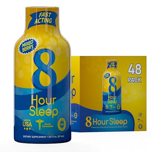 Miniatura 1 de Vitamin Energy Bebidas para dormir de 8 horas, sabor a bayas naturales, 1.93 onzas líquidas, 48 unidades