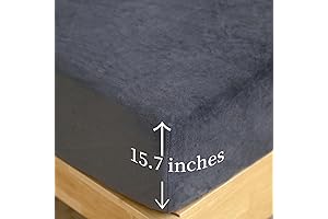 SDY Flannel Fitted Sheet Queen - Enhanced Comfort for Your Bed