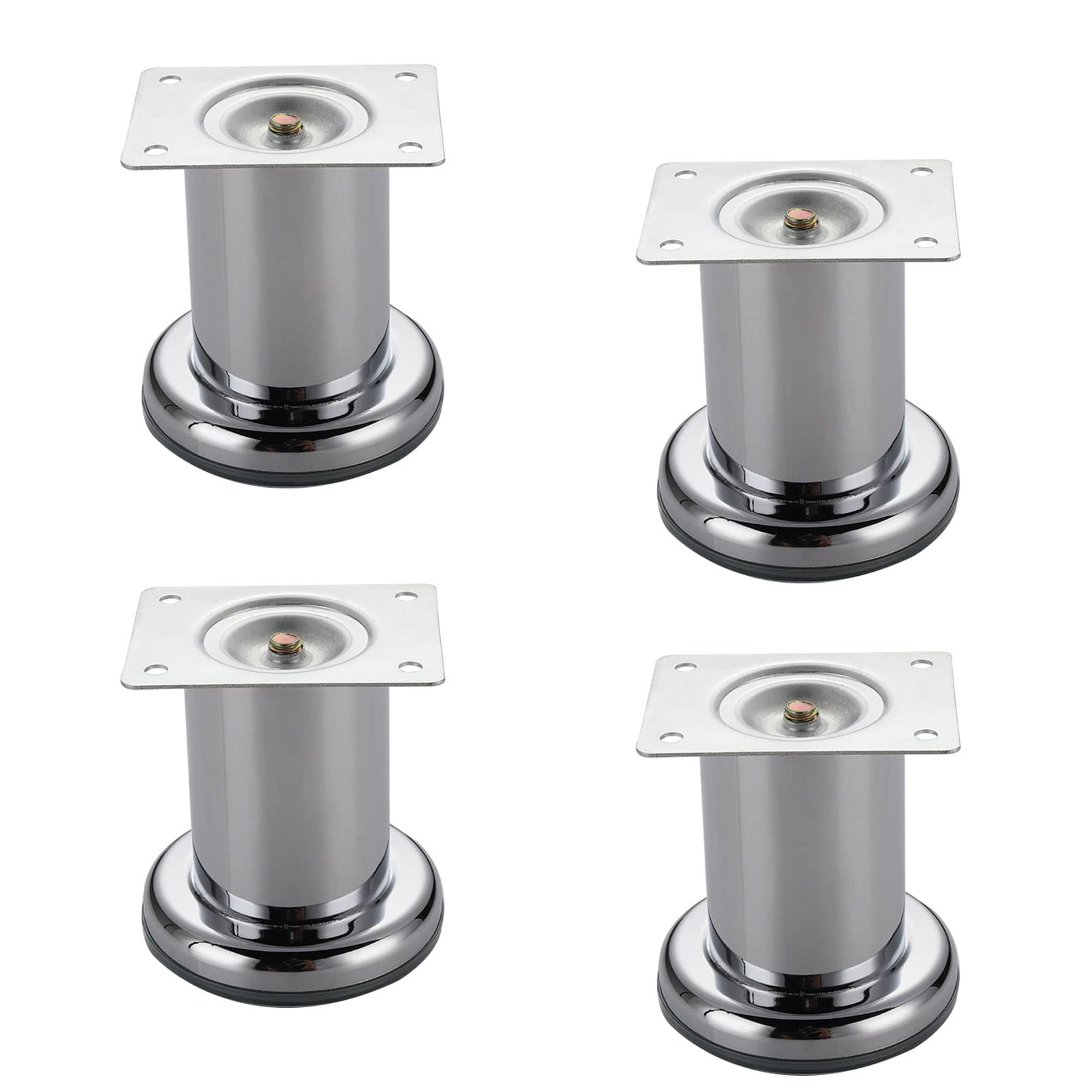 Patas de sofá de metal con acabado elegante para soportes de gabinetes de TV modernos