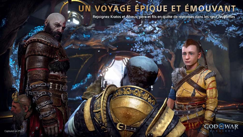 Sony, God Of War Ragnarök PS5, Jeu d'Action-Aventure, Édition Standard, Version Physique avec CD, En Français, 1 joueur, PEGI 18, Pour PlayStation 5