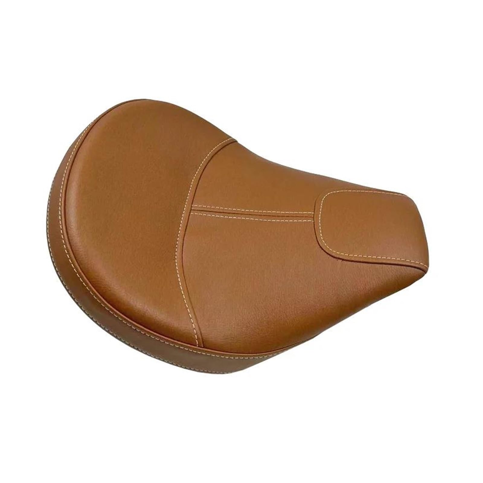 Sillín Cuero para Motocicleta Asiento Delantero Solo para Conductor Cojín