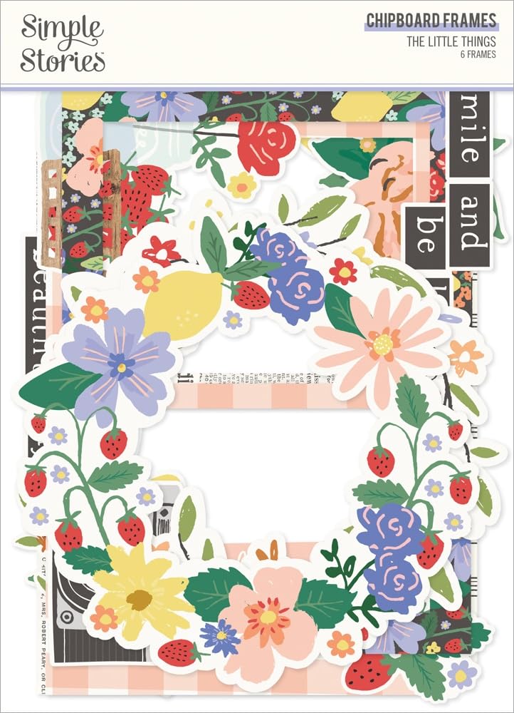 The Little Things Chipboard Frames pour réussir vos superpositions de scrapbooking sans vider vos tiroirs