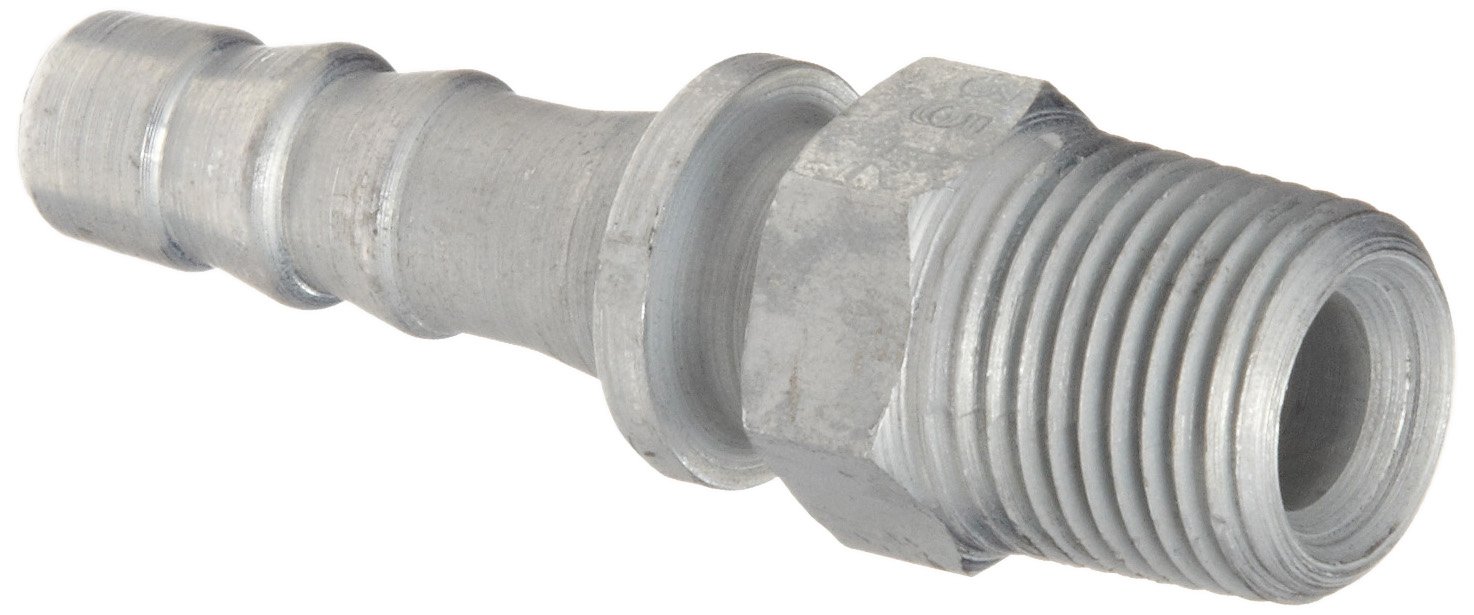 Dixon 3512 Zinc Plated Steel Air Hose Fitting, Nipple, 1/2