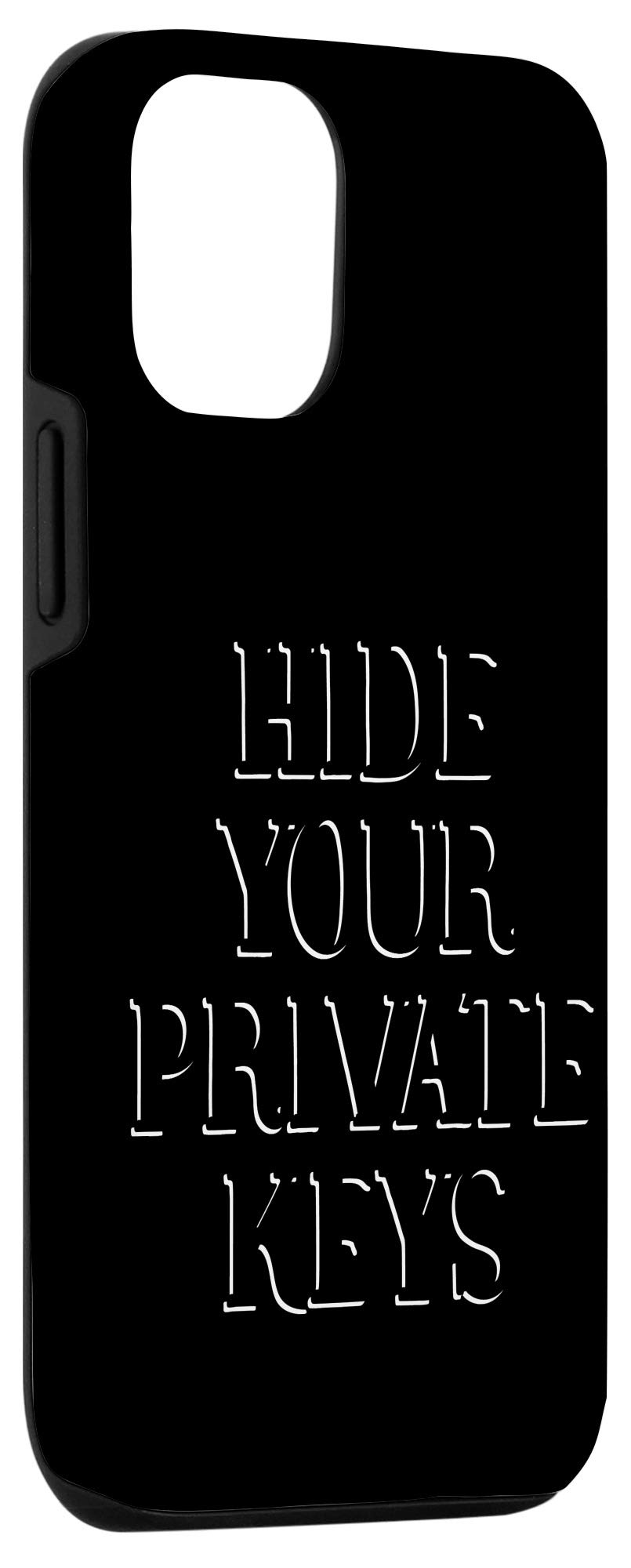 Amazon.com: iPhone 12/12 Pro Hide Your Private Keys OPSEC Best Practices  Security Crypto Case : Cell Phones & Accessories