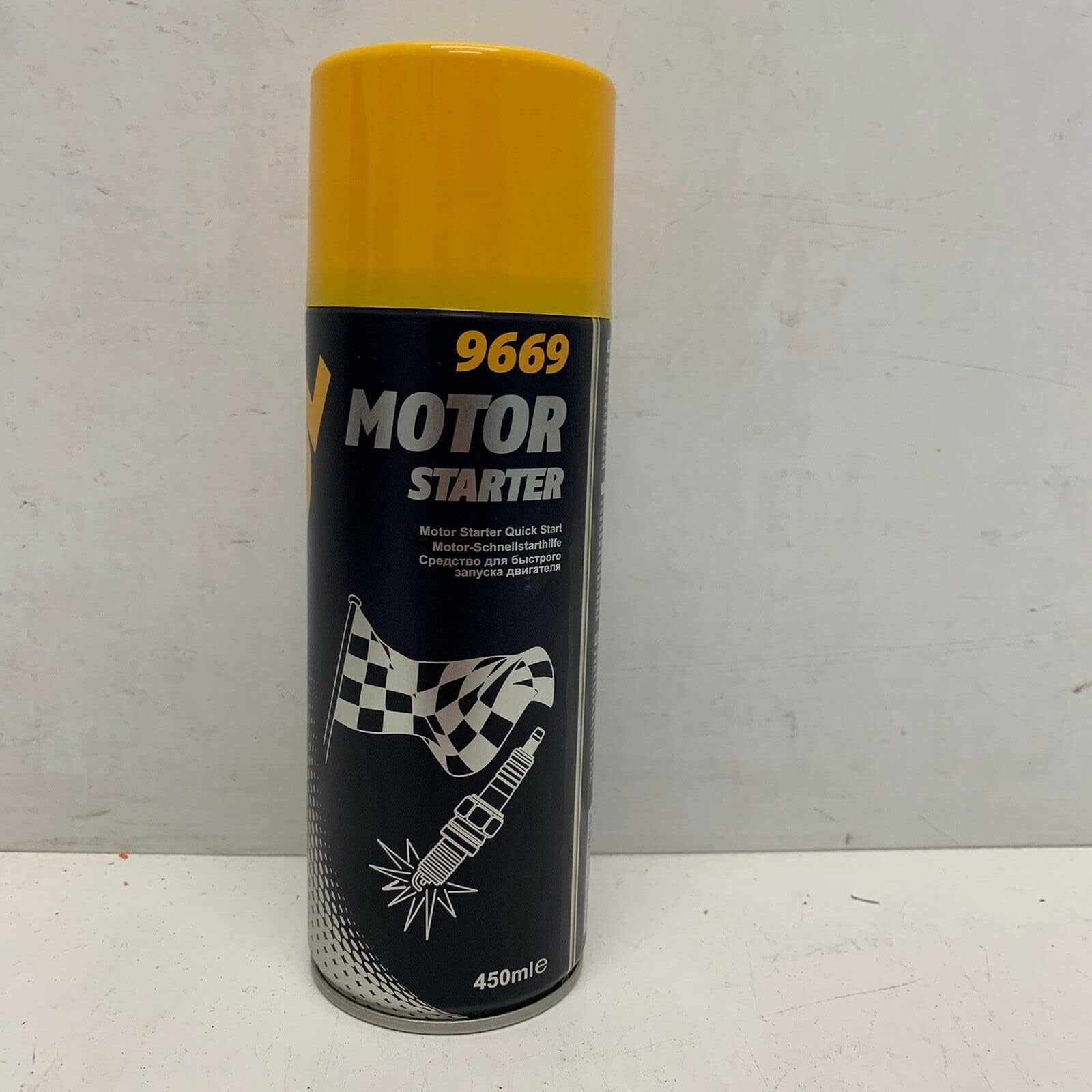Mannol Engine Starter Spray Can 450Ml Compatible with Jump Start