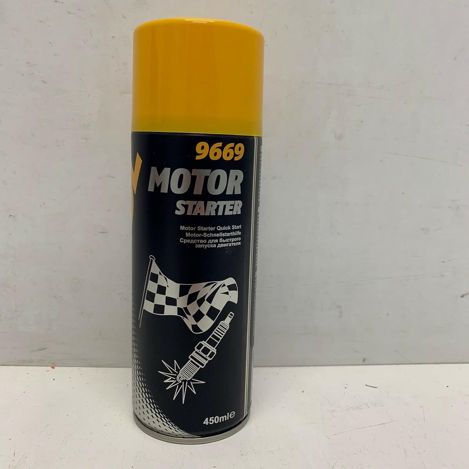 Mannol Engine Starter Spray Can 450Ml Compatible with Jump Start