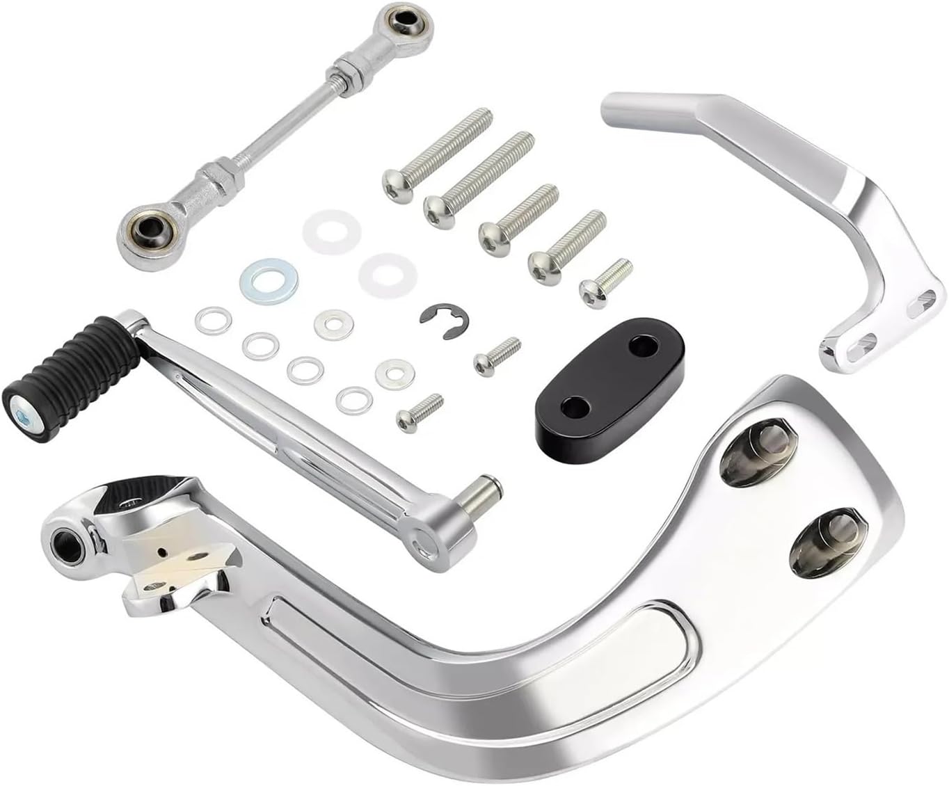 Compatible with Sport Glide Bob FXDRS 2018 to 2024 Motorcycle Center Shift Brake(Black)