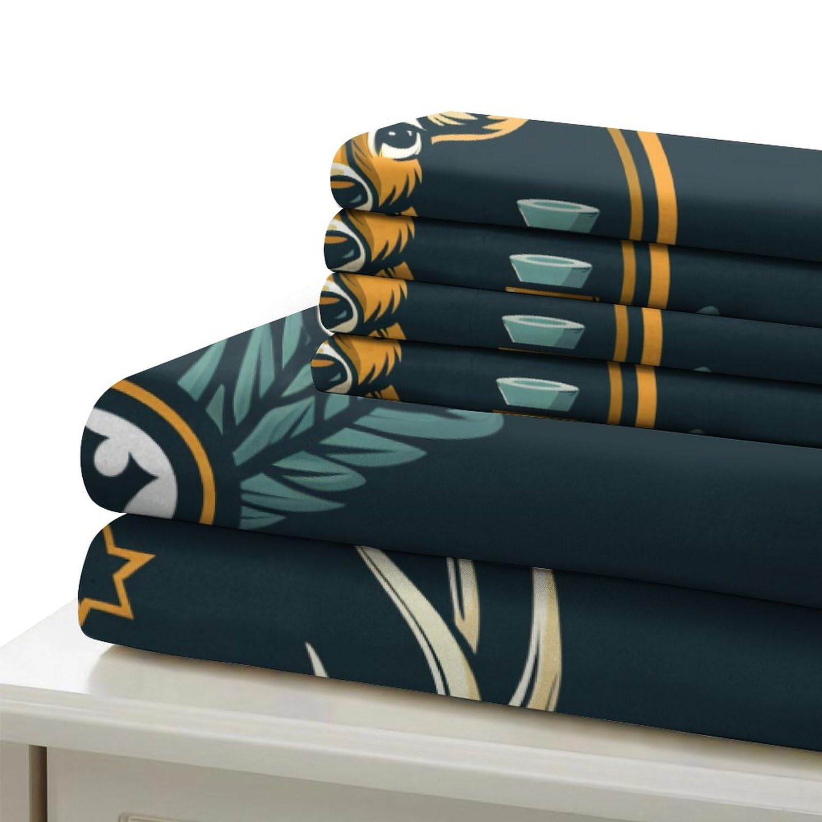 Stampato in 3D Pronipote tibetano Copertina Stampata Microfibra Disegnata Biancheria Da Letto Stile Morbido Set 3 Pezzi,Double（200x200cm）, Per Adolescenti E Adulti