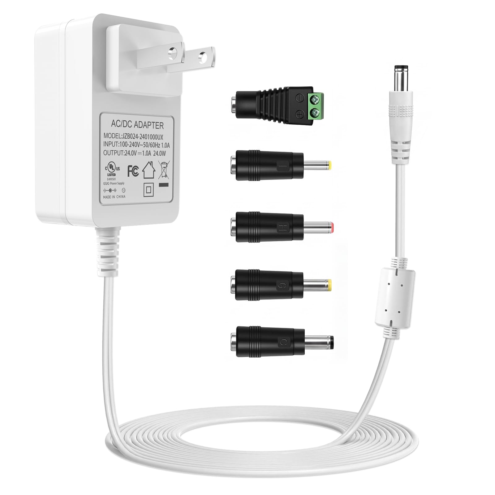 Amazon.com: TKDY 24V Power Supply Withe, AC 100-240V to DC 24 Volt
