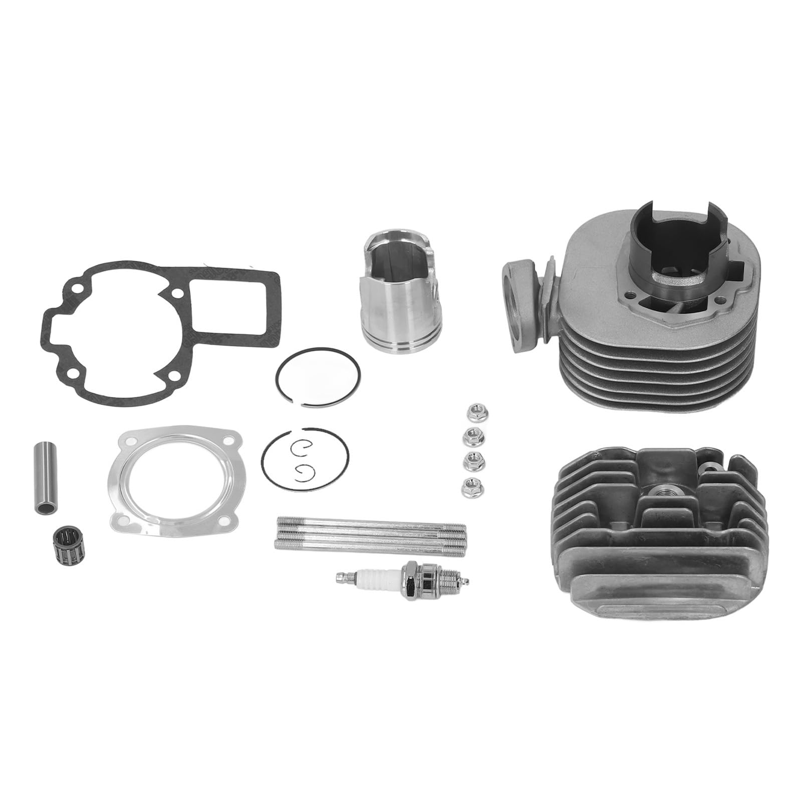 Kit Guarnizione Testa Pistone Cilindro da 50 Mm, estremità Superiore, Lega di Alluminio, Ricambio per Quadsport LT 80 Dal 1987 Al 2006