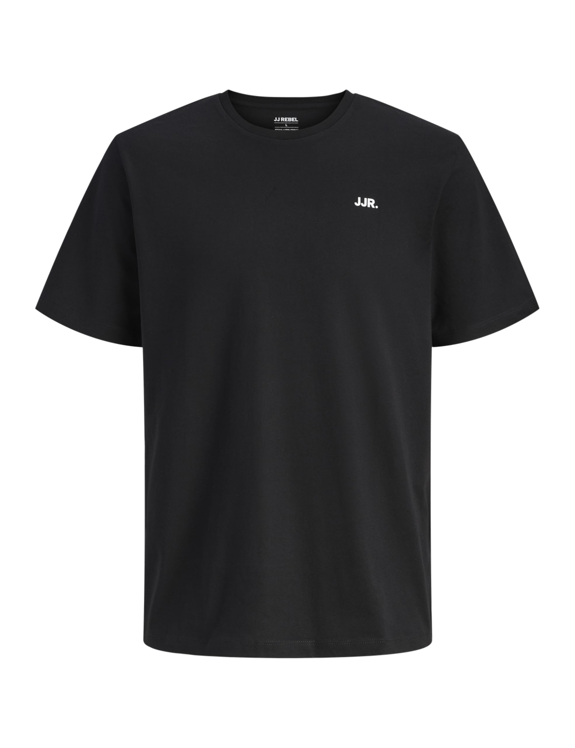 JJ REBEL Mens Rebe Logo T-Shirt Black L